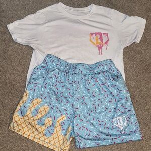 Baseball Lifestyle 101 Boys Youth Large Baseball Ice Cream Matching Set